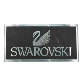 Swarovski Metal Plaque Sign