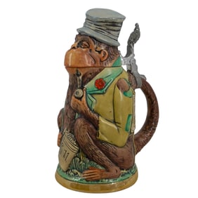 German Matthias Girmscheid Monkey Beer Stein