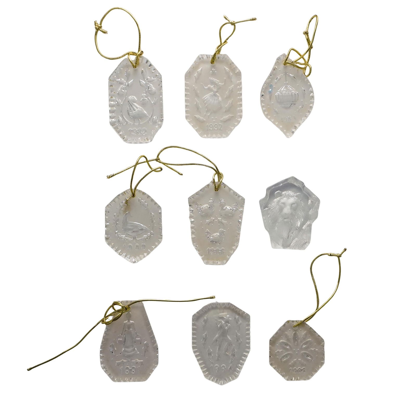 (11 Pc) Waterford Crystal Ornaments (1 of 6)
