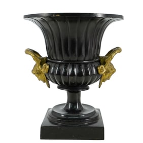 Ebonized Bronze & Gilt Urn