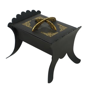 Vintage Metal Incense Footed Holder