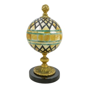 Decorative Mother of Pearl Spherical Statue