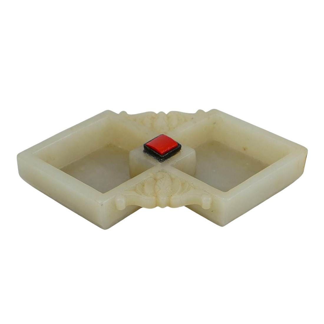 Antique Chinese Jade Brush Pot (1 of 3)