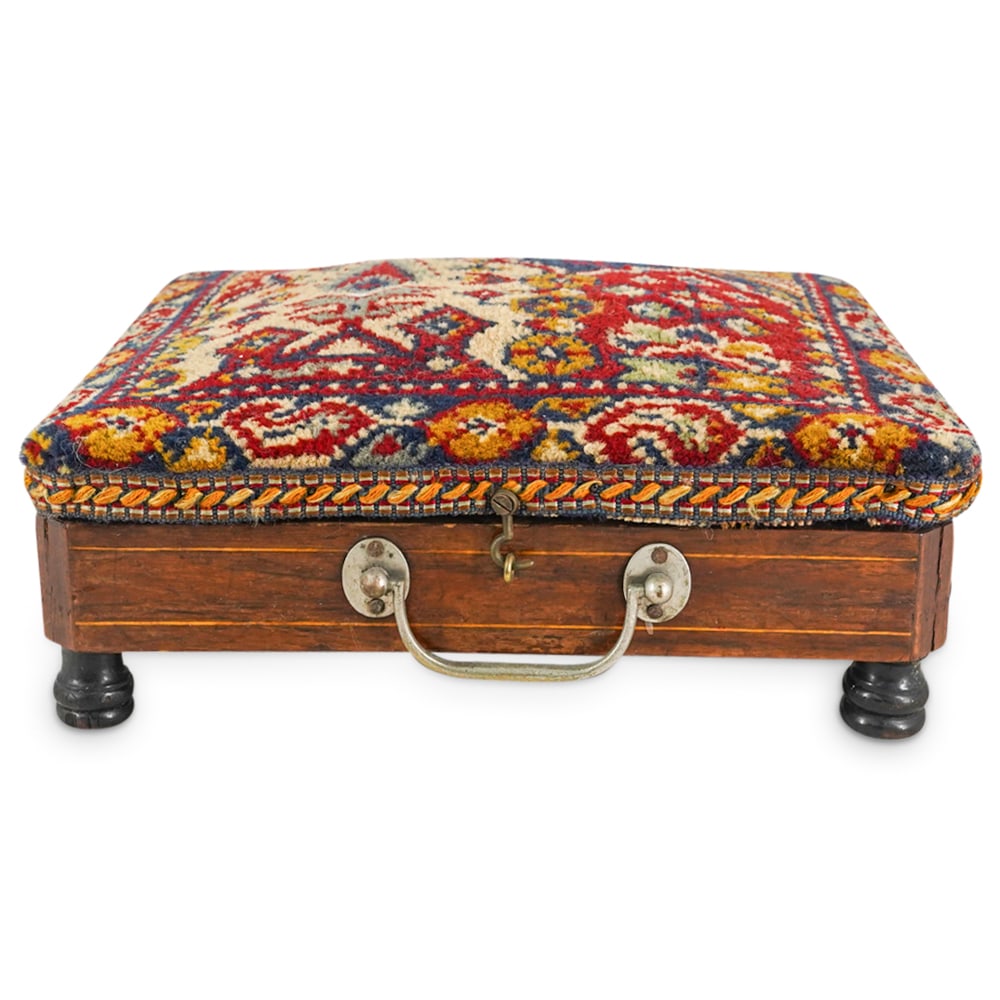 Au Bon Marche A. Boucicaut Kilim Rug Mahogany Chest (1 of 8)