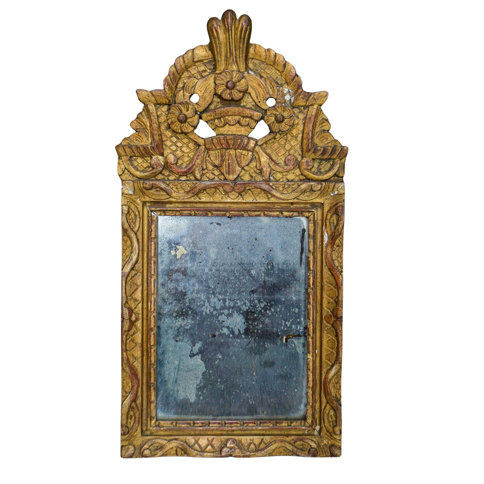 19th Century Italian Gilt Wood Wall Mirror (1 of 2)