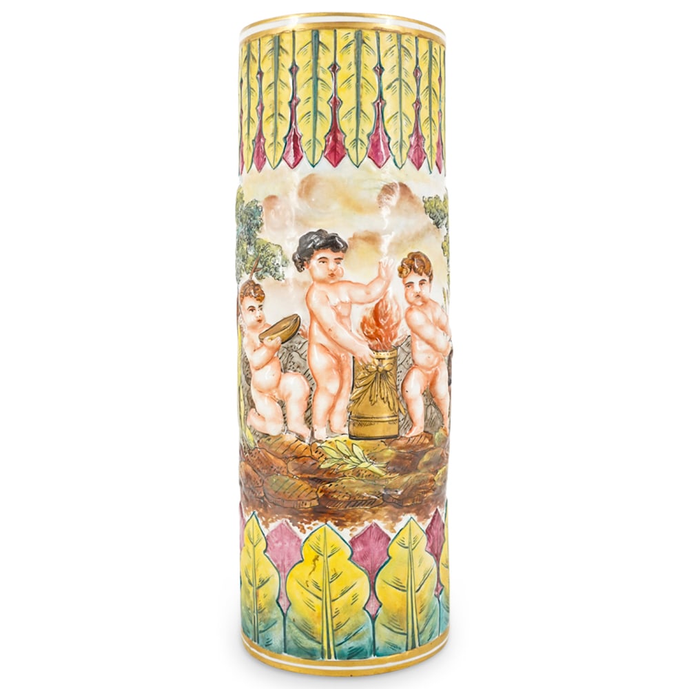Antique Capodimonte Porcelain Vase (1 of 6)