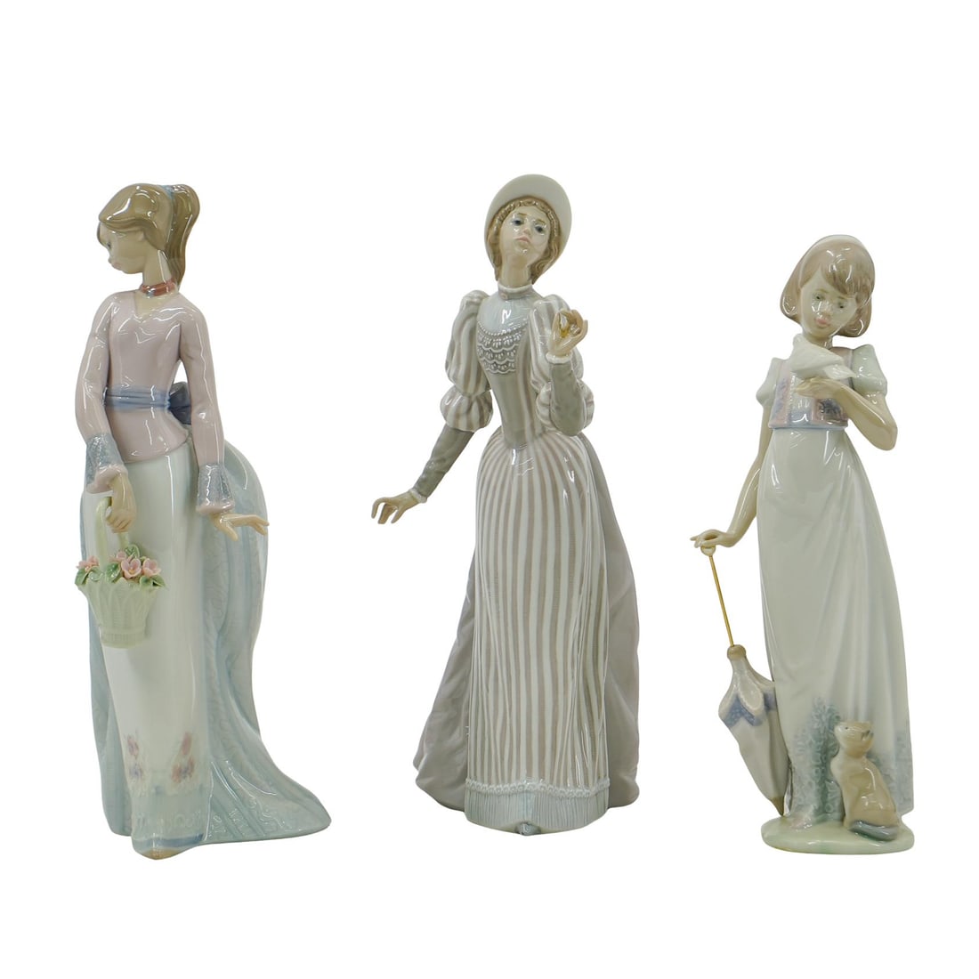 (3 Pc) Lladro Porcelain Figurine Grouping (1 of 14)