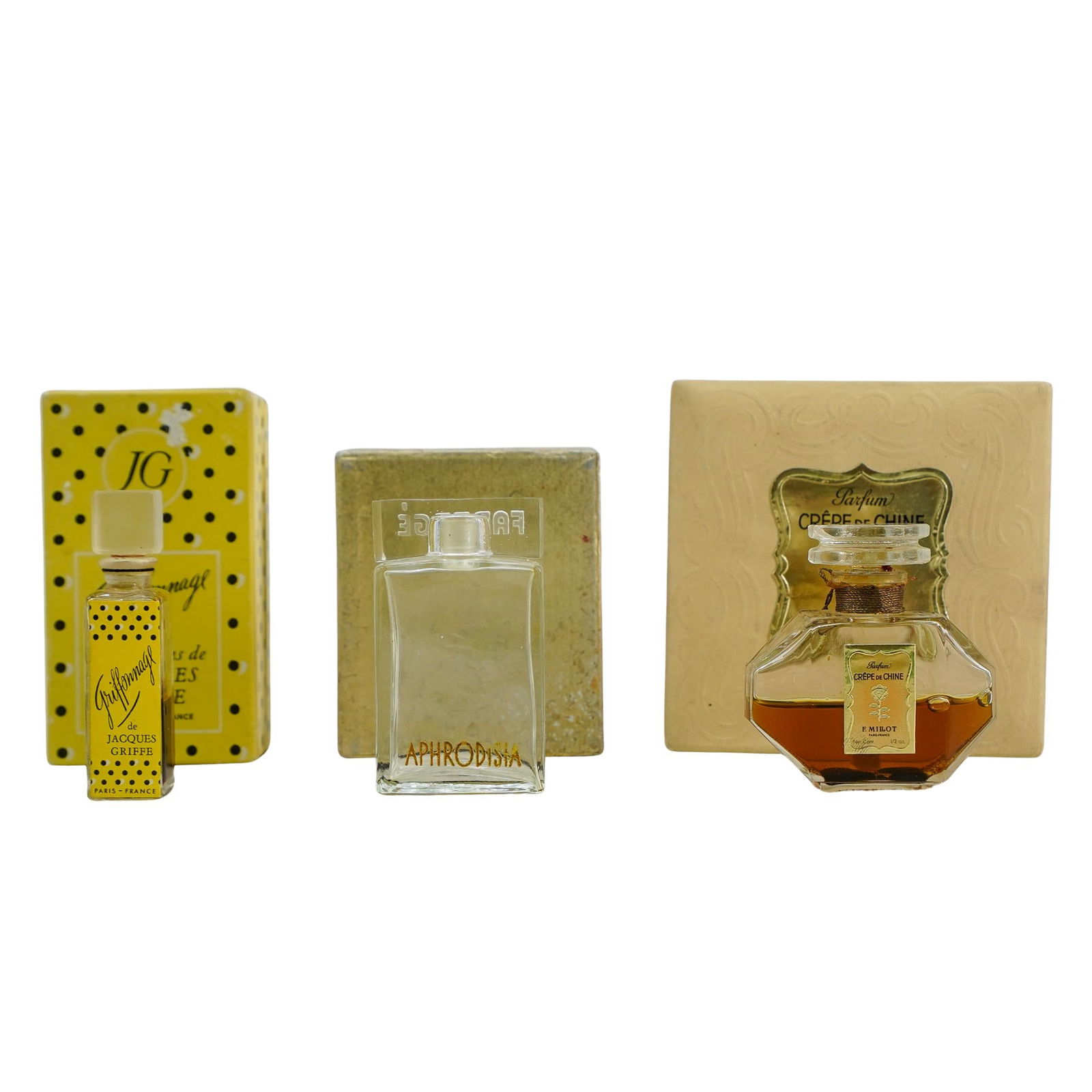 (3 Pc) Vintage French Perfume in Original Boxes (1 of 14)