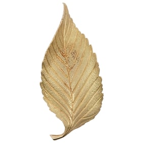 Tiffany and Co. 18k Gold Leaf Brooch