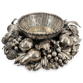 Gianmaria Buccellati Fruit & Foliate Silver Centerpiece