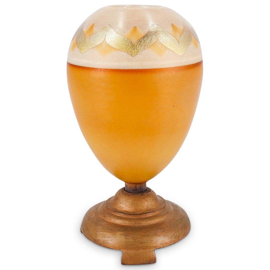 Tiffany Studios New York "Tell el-Amarna" Gold Favrile Glass Vase (1 of 7)