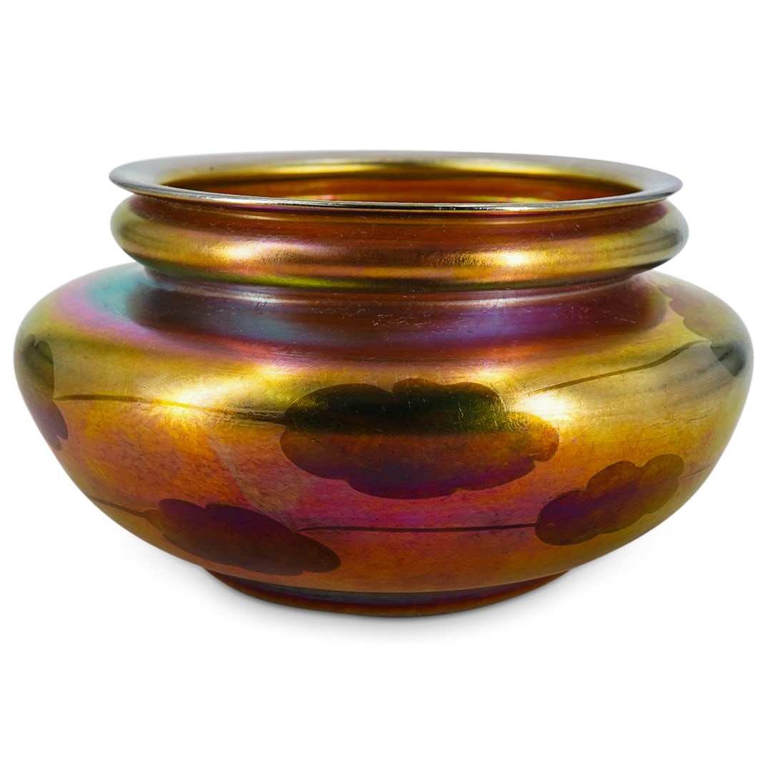 Tiffany Studios Favrile Glass Cloud Vase (1 of 8)