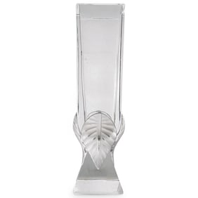Lalique "Broceliande" Clear Crystal Vase