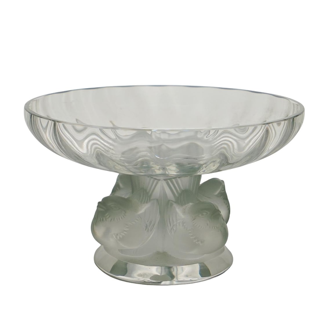 Lalique Nogent Crystal Bird Bowl (1 of 6)