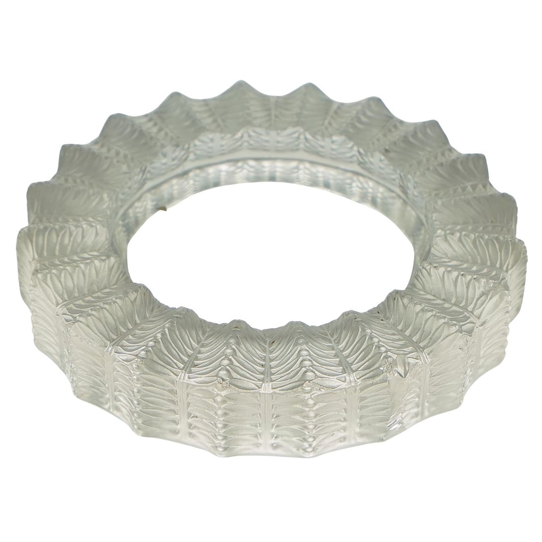 Lalique "Jamaique" Crystal Ashtray (1 of 4)