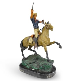 Carl Kauba (Austrian, 1865-1922) Cold Painted Bronze Sculpture