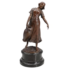 Paul L. Kowalczewski (German-Polish, 1865) Bronze Sculpture