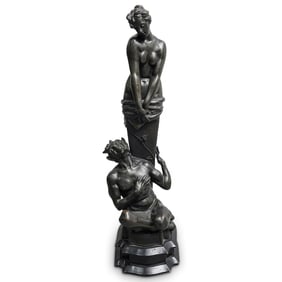 Manner Of Clodion Figural Bronze Sculpture