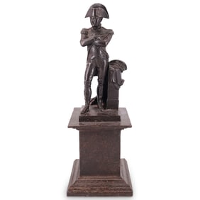 19th C. Napoleon Cast Iron Statue