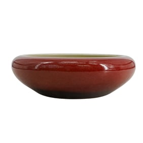 Antique Chinese Oxblood Porcelain Bowl