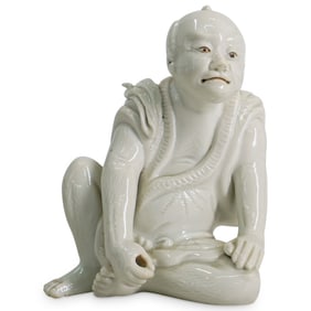 Chinese Blanc de Chine Seated Figure