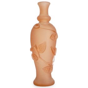 Murano Scavo Glass Foliage Wrapped Vase