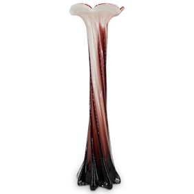 Vintage Murano Twisted Glass Vase