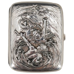 William Kerr Sterling Silver Cigarette Case