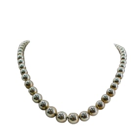 Tiffany & Co. Hardwear Sterling Silver Beaded Necklace