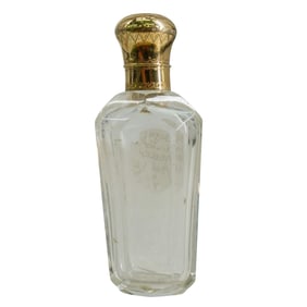14k Gold & Glass Perfume Bottle