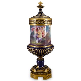 Antique Sevres Neoclassical Porcelain Urn