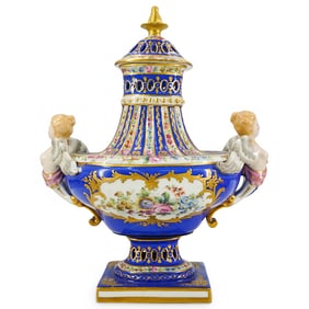 Antique Sevres Porcelain Urn
