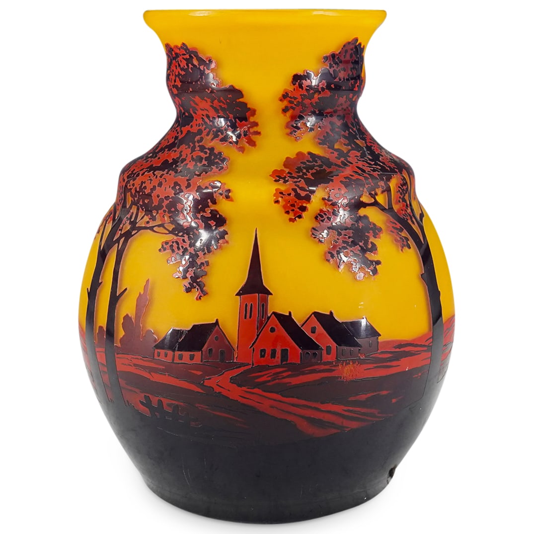 Loetz "Richard" Cameo Glass Vase (1 of 6)