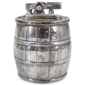 Camusso Sterling Silver Barrel Table Lighter