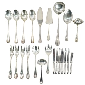 (23 Pc) Christofle Silver Plated Serving Utensils