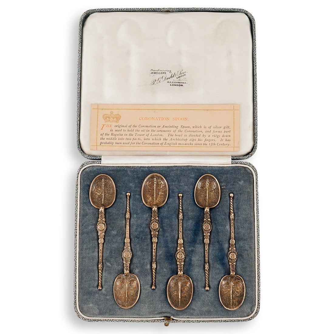 Sterling Silver 1937 Coronation Spoon Anointing Spoon