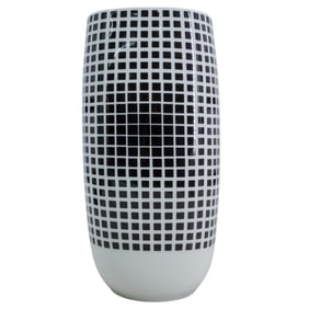 Victor Vasarely (1906-1997) Optic Art Porcelain Vase