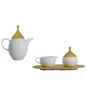 Bjorn Wiinblad (Danish, 1918-2006) For Rosenthal "Magic Flute" Porcelain Tea Set