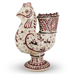 Carl Walters For Stonelain Pottery Rooster Vase