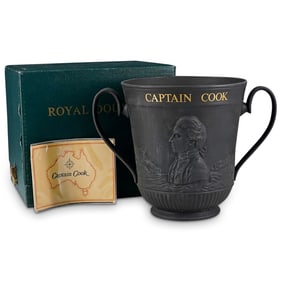 Royal Doulton Basalt Loving Cup, Captain Cook
