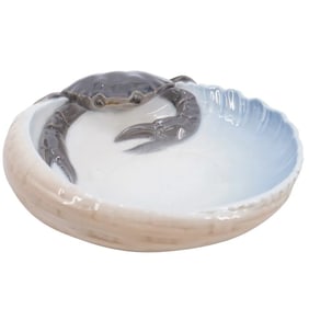 Antique Royal Copenhagen Porcelain Crab Bowl