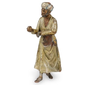 Vienna Cold Painted Bronze Orientalist Man Figurine