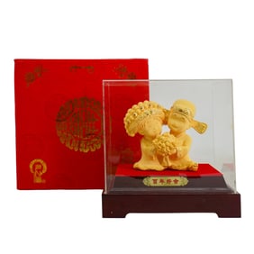 Chinese "A Godsent Marriage" Figurine