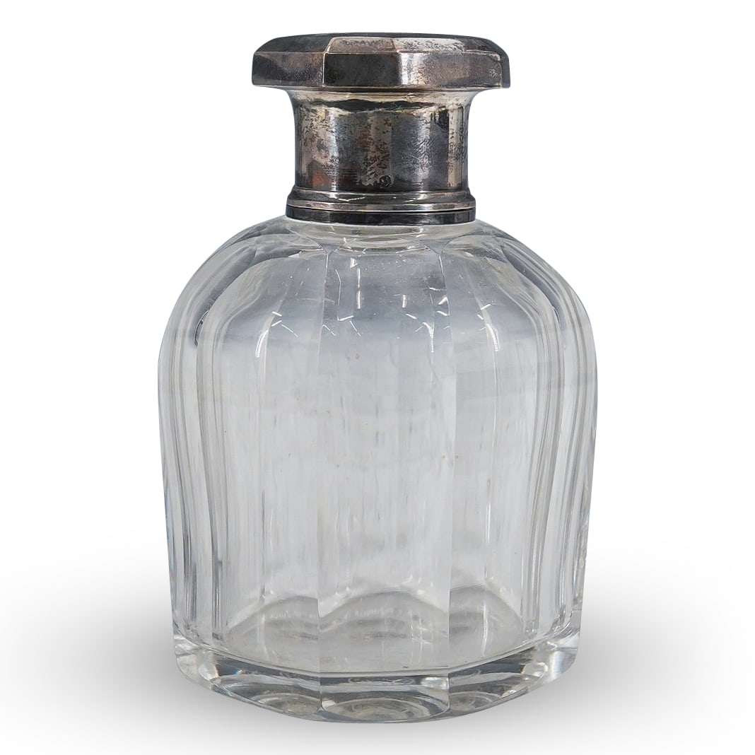Baccarat Cut Glass and Silver Perfume Bottle (1 of 9)