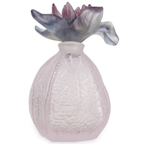 Daum Pate de Verre "Physalis" Perfume Bottle