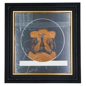 Alfredo Castaneda (Mexican, 1938-2010) Oyete No 3 Serigraph