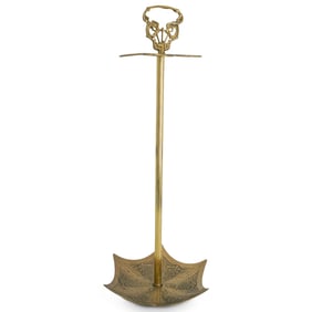 Antique French Gilt Bronze Umbrella Stand