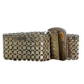 Antique Arts And Crafts Movement Silver Belt