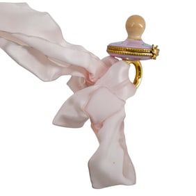 Limoges Porcelain Pacifier Trinket Box