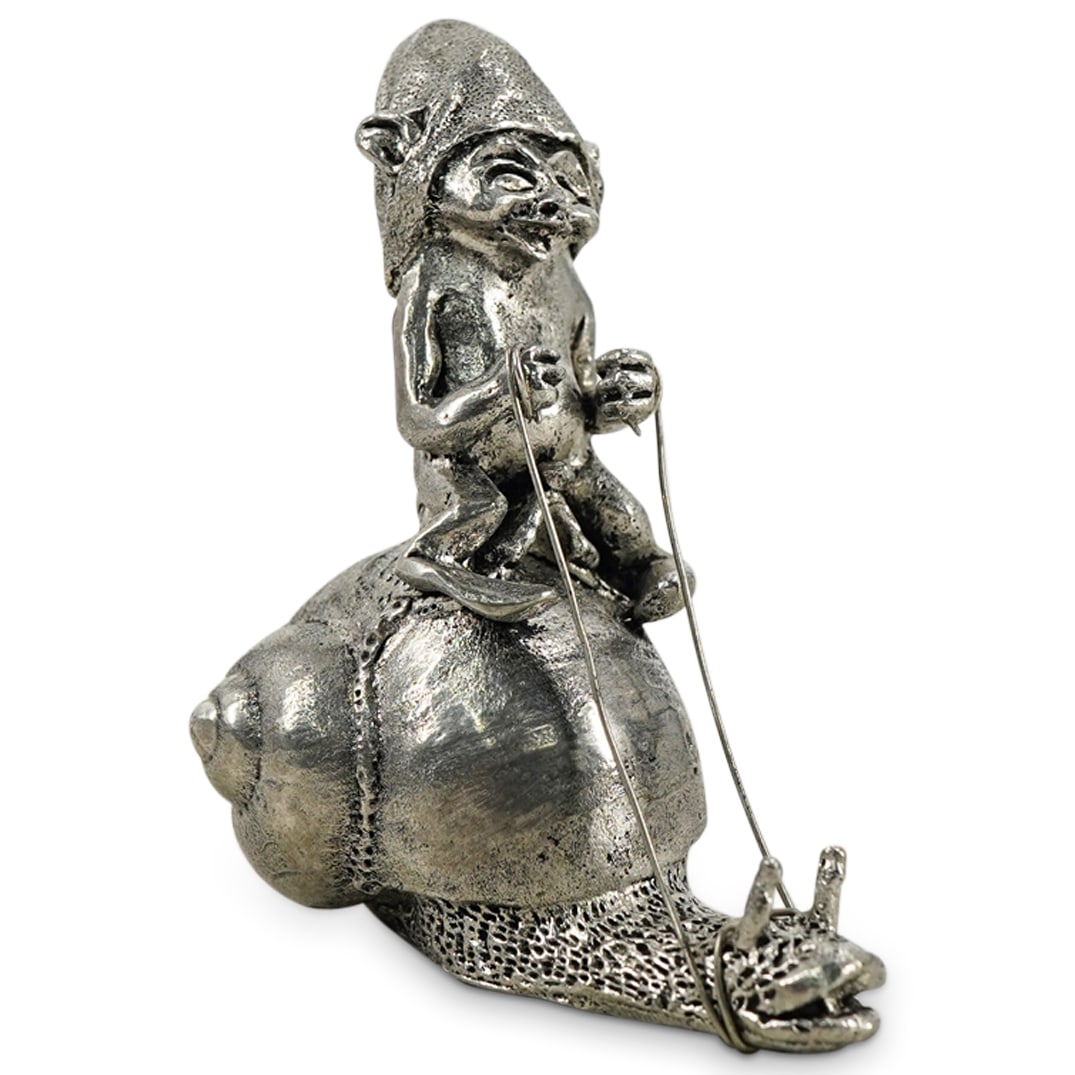 Vintage Pewter Gnome Figurine (1 of 4)